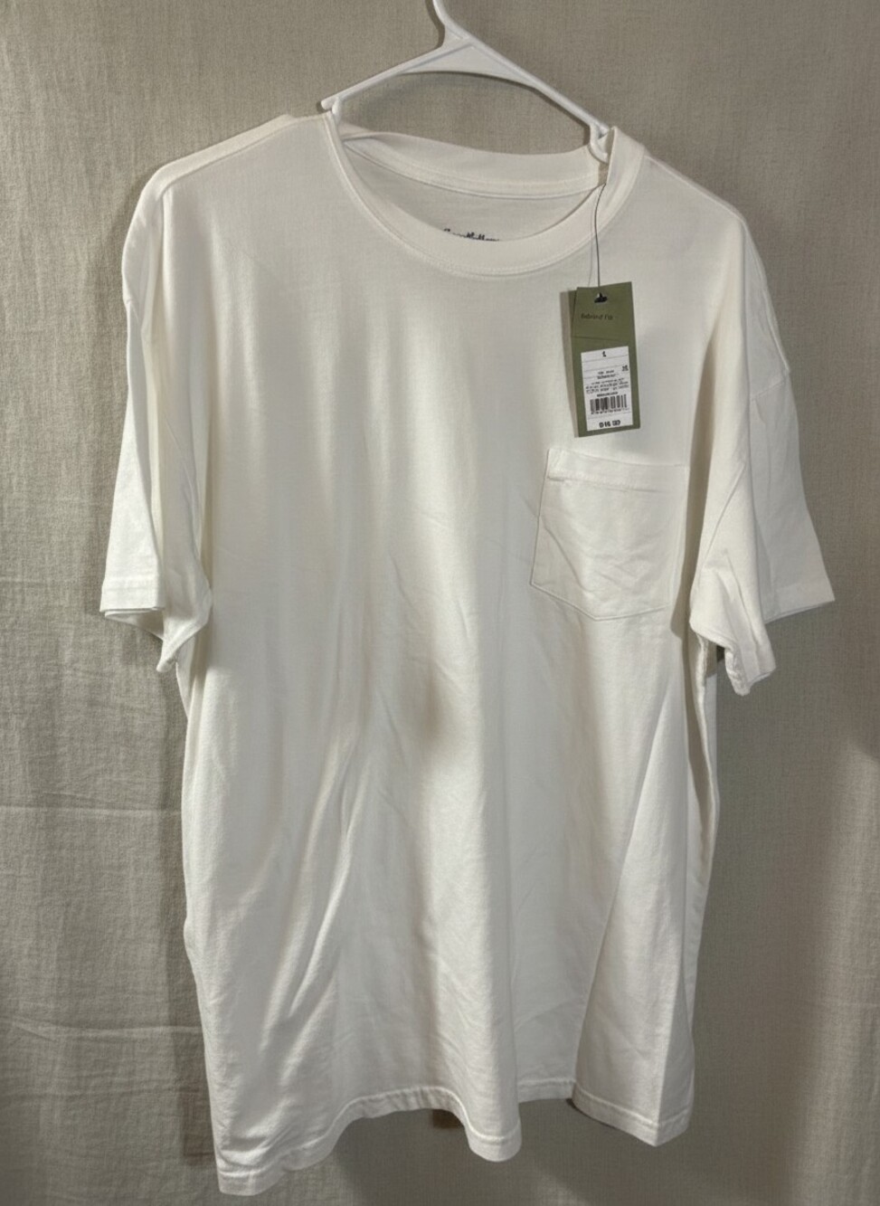 Goodfellow & Co White Relaxed Tee L NWT